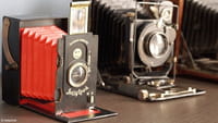 Máquina de papelão faz foto instantânea