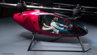 Drone-táxi é testado em primeiro voo público