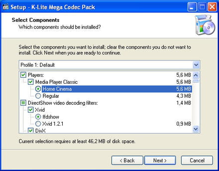 windows media player 9 vcm codecs