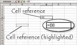 relative reference in A1 mode