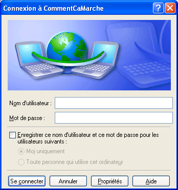 Prompt de conexão à rede privada virtual